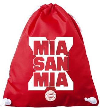 FC Bayern München Sportbeutel - MIA SAN MIA - rot Turnbeutel Beutel FCB