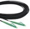 Conectra® - Glasfaserkabel gepanzert | OS2 | LC/APC auf LC/APC | schwarz | ideal für Heimnetzwerke | passend für Deutsche Telekom, Vodafone, 1&1, Deutsche Glasfaser und viele mehr (Länge 50 Meter)