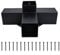 Alloy Steel Pergolas Brackets Kit for 4x4 Lumber, Sturdy and Long lasting, Easy DIY Garden Metal Gazebo (A)