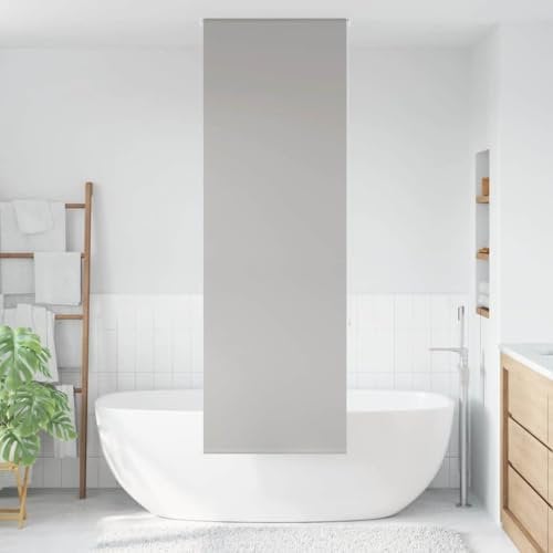 Wenjingqi 4014866 Duschrollo, Stoff, 70 x 240 cm, Breite 66 cm, Grau