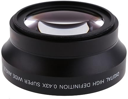 Professional 72mm Teleconverter Telephoto Lens 2.2x/Wide-angled Lens 0.43x