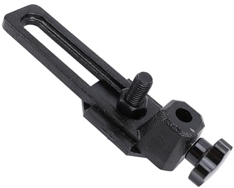 Drehbank-Werkzeughalter 16 mm runder Loch-Aluminiumstahl-Holzdrehwerkzeug-Halterbasis, kompatibel mit 5/8-Zoll-Ständer, glatte Gleitstütze für Holzdrehbank-Projekte