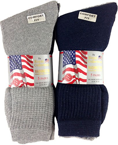 10 Pairs Cotton Rich Mens Terry Towelling