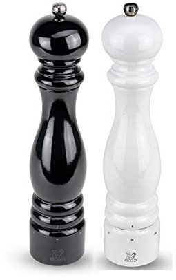 Set Peugeot Paris Pfeffermühle und Salzmühle uselect schwarz/weiß 30 cm
