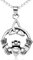Alexander Castle Solide 925 Sterling Silber Irische Claddagh Trinity Knot Keltische Anhänger Halskette - Keltischer Schmuck für Damen mit 18 Silber Kette & Schmuck Geschenk-Box - 24mm x 16mm