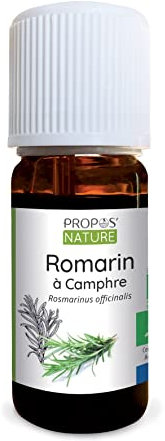 Huile Essentielle de Romarin à Camphre Bio - Rosmarinus officinalis leaf oil - 10 ml - PROPOS'NATURE