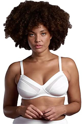 LEPEL Intimo Donna Reggiseno Senza Ferretto belseno Cotone 270 Colore Bianco Taglia 2 Coppa b