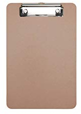 MAUL Klemmbrett A5 MAULbasic | Schreibbrett aus Holz im DIN A5 Hochformat | Clipboard zum Aufhängen | Klemmer zur Aufbewahrung von Papier | für Büro, Küche und Werkstatt | Holz