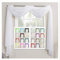 Megachest TAILORED VOILE WINDOW SCARF PELMET (snow white, 56X118X1 Panel)
