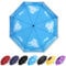 YumSur Regenschirm Taschenschirm umgekehrter Regenschirm Umbrella- inkl. Schirm-Tasche & Reise-Etui - Auf-Zu-Automatik, Teflon-Beschichtung, windsicher, stabil