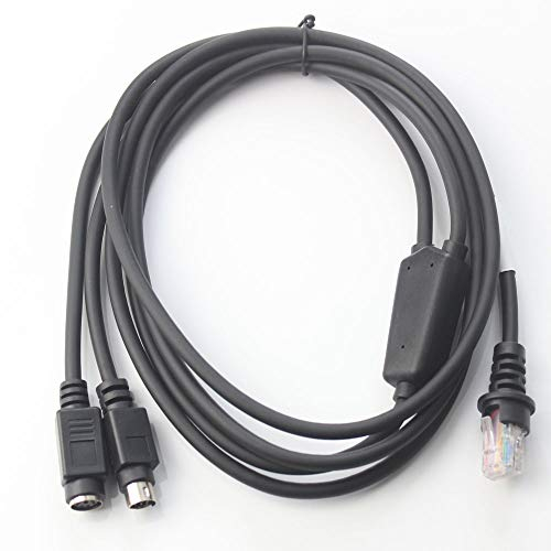 PS/2 KBW Tastatur Wedge Barcode Scanner Kabel kompatibel mit Metrologic MS7120 MS9540 MS5145 MS1690 PS2 Tastatur Wedge Kabel