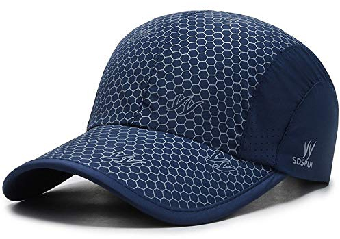 CLAPE Wasserdicht Runnnig Cap Quick Dry Baseball Cap Schnell-trocknend Basecap UPF50+ Outdoor Sport Kappe Sommer Kappe Herren
