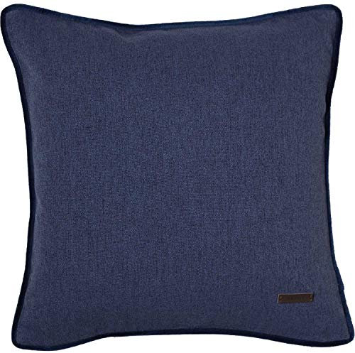 ESPRIT Deko Kissen Harp • 2er Set Kissenbezug 38x38 royal • Deko Wohnzimmer • ohne Füllung • 100% Polyester