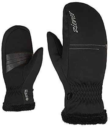 Ziener IDINIA Touch Funktions- / Freizeit-Fäustlinge | Soft-Shell, Winddicht, Plüschfutter, Black, 6