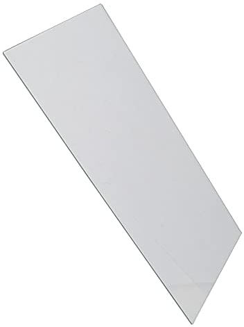sparefixd Fridge Freezer Glass Shelf 400 Wide x 185mm Deep for Smeg