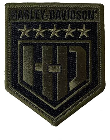 Harley-Davidson Aufnäher Green Shield
