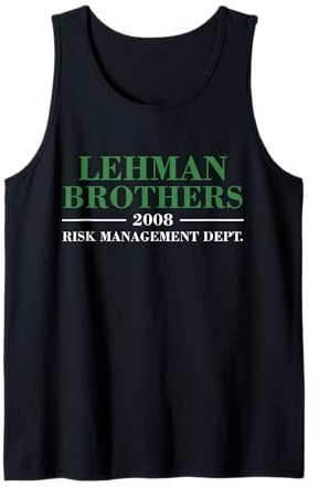 Lehman Brothers 2008 Risk Management Dept Tank Top