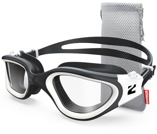 ZIONOR Swim Goggles, G1 SE Swimming Goggles Anti-Fog for Adult Men Women