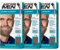 Just for Men Bart & Schnurrbart, Bartfarbe für Herren, Farbe Hellbraun, Färben, entfernt graues Haar, mit Applikatorkamm - M25 (3 Pack)