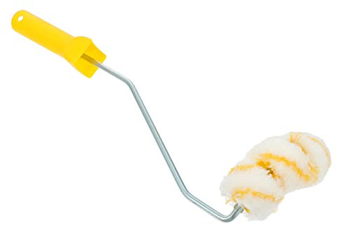 Healeved Brosse pour Conduites de gaz Brosse À Peinture pour Tuyaux avec Recharge Pinceau Intelligent pour Surfaces Incurvées Et Cylindriques pour Peinture De Tuyaux Barres Et Finitions Précises