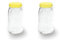 Le Parfait - Bocal à vis 3L en verre + couvercle plastique couleur aléatoire (Lot de 2)