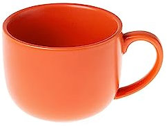 PWSHZ Beer Steins Ceramic Coffee Mug Set Large Tall Colored Coffee Mugs Set for Coffee Tea Coffee Milk Office Home Dishwasher and Microwave Safe Modern Beer Mug (Color : Orange)