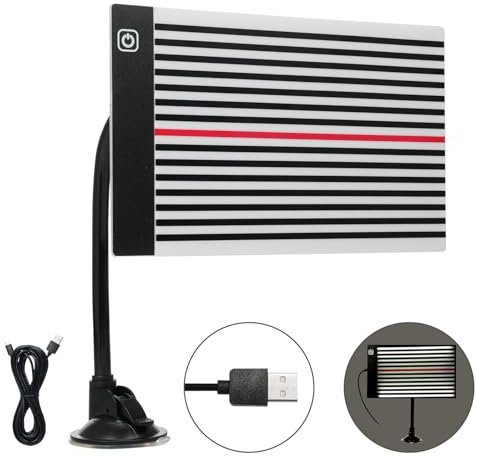 Jemora LED-Reflektor-Linientafel-Licht, Dellensucher für lackierfreie Dellen, Autoreparaturzubehör, Dellendetektor für Karosserieteile, Größe 30 x 20 cm/11,81 x 7,87 Zoll