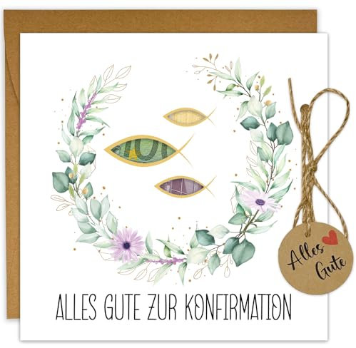 JOYEASE Zur Konfirmation Geldgeschenke Verpackung, Konfirmationskarten mit Umschlägen, Coole Konfirmation Geschenk Mädchen Junge, Geldverpackung Konfirmationsgeschenk
