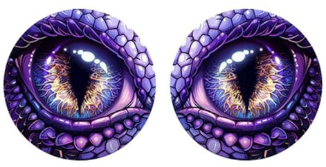 jlceh Beast Eyes Scheinwerferaufkleber,Beast Eyes Scheinwerferaufkleber - Lustige Aufkleber für LKW,Reflektierender, wasserabweisender Augen-Scheinwerferaufkleber für die Dekoration von