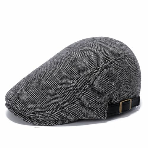 SAKTHIVEL Schiebermütze Herren Schirmmütze Baskenmütze Barett Cap, Newsboy Driving Cabbie Flatcap Herbst Winter
