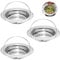 Newpop 3 Pcs Bouchon Evier Cuisine, Filtre Cheveux Douche, Grille Evier Cuisine, Filtre Évier en Acier Inoxydable, Crépine d'Évier Lavabo, Filtre de Vidange, Tamis pour Évier de Cuisine