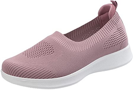 Generico Mezze Punte Danza Classica Pelle Campus 00S Slip On Scarpe da Passeggio in Rete Scarpe da Ginnastica da Donna alla Mocassini Piatti Comfort Scarpe Basket Donna Bianche Scarpe Uomo (Pink, 42)