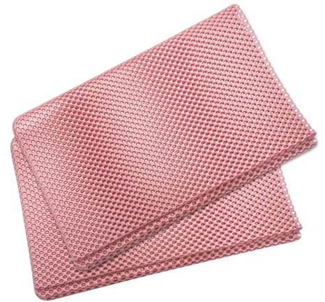 Aibulo 150cm x 30cm Non-Slip Mat Pink | Multipurpose Anti-Slip Rug Gripper | Rug Underlay for Hardwood Floors, Drawers, Shelves, and Cars | Washable and Easy to Cut