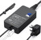 Surface Pro Charger, 65W Microsoft Surface Charger for Surface Pro 3/4/5/6/7/7+/8/9, Surface Laptop 1/2/3/4/5/6/7, Surface Book 1/2/3, Surface Go 2/3/4, Surface LaptopGo 1/2/3/4, Surface Laptop Studio