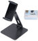 Tnfeeon Servitore del Supporto per Supporto per Telefono con Base Piegabile a 2 Vie Ponderata per Tablet per Smartphone 4.7-12.9in