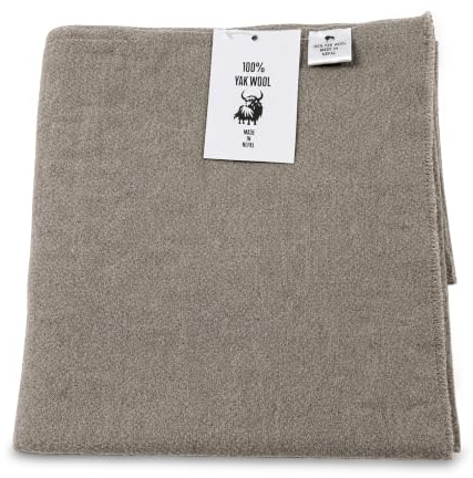 ISMA HANDMADE Schal aus 100 % Yakwolle, Stola