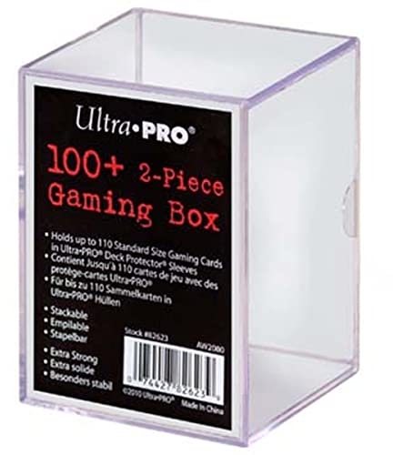 Ultra Pro UPR82623 2-teilige Aufbewahrungsbox, Gaming-Box, ohne Muster, cremefarben