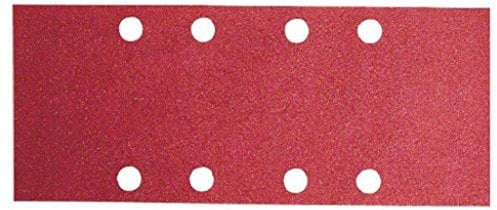 BOSCH 10 Fogli Abrasivi 93x230mm Per Levigatrice Orbitale 8 Fori Qualita' Rossa Grana 40