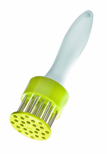 IBILI Meat Tenderizer, Stainless Steel, White/Green, 21 x 6 x 6 cm