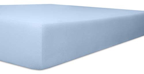Kneer Spannbettlaken, Baumwolle, hellblau, 140x200-160x220
