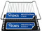VIOKS Tiefes Backblech 445 x 375 x 18 mm + Backofen Gitterrost 448 x 338 x 26 mm Ersatz für Whirlpool 481010683241 481245819334 & Fettpfanne Backofen/Baking Tray/Gitterrost für Backofen Herd