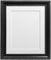 FRAMES BY POST Schwarz-weißer Fotorahmen mit Passepartout in Weiß, Schwarz, Hellgrau, Dunkelgrau, Elfenbein oder Rosa, 30 mm schwarzer Rahmen mit weißem Passepartout, 24 x 18 Pic Size 18 x 12