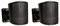 JBL Professional Control 52 Surface-Mount Satellite Speaker for Subwoofer-Satellite Loudspeaker System, Black, Sold as Pair