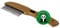 Bamboo Groom Rotating Pin Comb I Kamm mit 31 rotierenden Pins I Hundebürste für langes & lockiges Fell I Bürsten zur Fellpflege aus Bambus I Unterfellbürste I Bürste für Katze & Hund