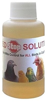 Red Stop Solution 100ml Red Mite Control in Water for Poultry, Aviary Birds