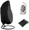 Xinyanmy Hängesessel Schutzhülle Schwebesessel Terrasse Schaukelstuhl Abdeckung Wasserdicht 210D Oxford-Stoff Outdoor Patio 190 x 115 cm