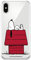 Case for iPhone X - XS Official Snoopy Snoopy Home to Protect Your Mobile Phone Case for Apple Made of Flexible Silicone with Official Peanuts License.