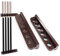 L-DREAM Holz Billard Queue Rack Wandhalter - Pool Cue Halter Stilvoll, Für Familienkinder Billard Unterhaltungs Zubehör, Billard Stick Halterung Ständer Holds 6 Cues