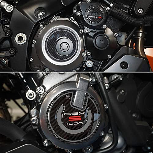labelbike - 3D Harz Aufkleber-Set Kurbelgehäuseschutz kompatibel mit Motorrädern Suzuki GSX-S 1000 2021-23