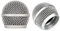 2 PZ Testa a Sfera di Ricambio Mesh Microfono Griglia per Shure PG48 PG58 PGX2 BLX288 PG288 PGX24 Microfono